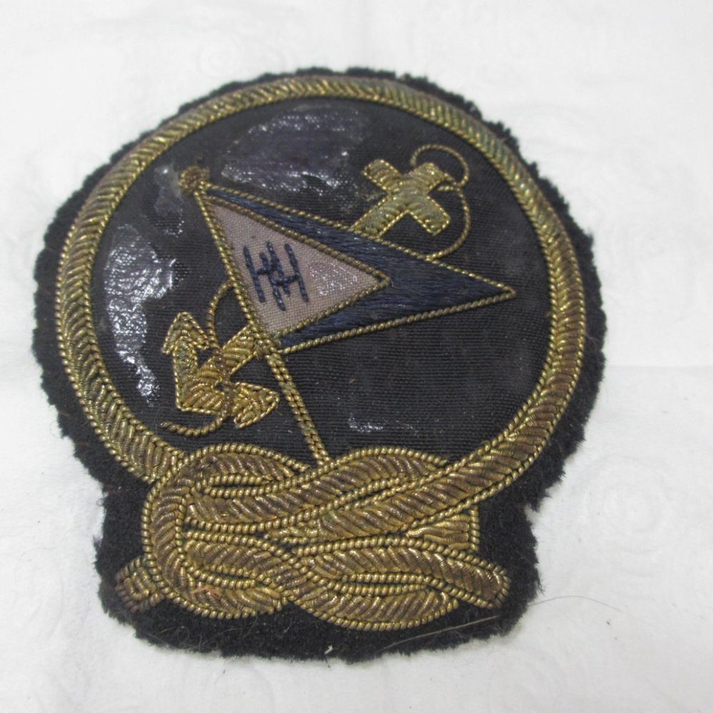 Patch Sailing Boating Anchor Flag Fabric Made But… - image 2